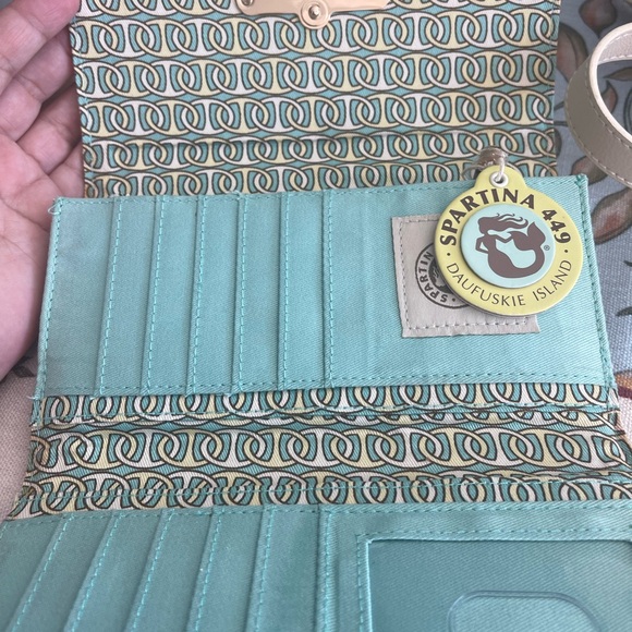 UNICORN Spartina 449 Daufuskie Island bamboo woven rattan handbag & wallet set. - Picture 6 of 6